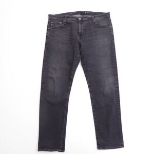 AG Adriano Goldschmied Mens Tellis Modern Slim Jeans Black Faded Denim 40x32